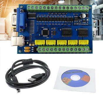 CNC Driver Board Breakout Board USB MACH3 Engraving Machine 5 Axis with MPG Stepper Motion Controller Card
CNC Driver Board Breakout Board USB MACH3 Engraving Machine 5 Axis with MPG Stepper Motion Controller Card