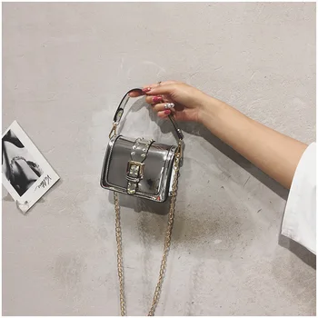 Patent Leather Designer Mini Women's Tote Bag 2019 New Fashion Shoulder Bag Small Jelly Crossbody Messenger Bag rivet Handbag
Patent Leather Designer Mini Women's Tote Bag 2019 New Fashion Shoulder Bag Small Jelly Crossbody Messenger Bag rivet Handbag
