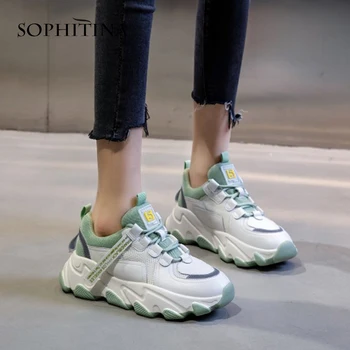 SOPHITINA Women Sneakers Concise Deodorant Light Green Popular Everyday Chunky Sneakers Hiking Outdoor Sport Shoes Women MO533
SOPHITINA Women Sneakers Concise Deodorant Light Green Popular Everyday Chunky Sneakers Hiking Outdoor Sport Shoes Women MO533
