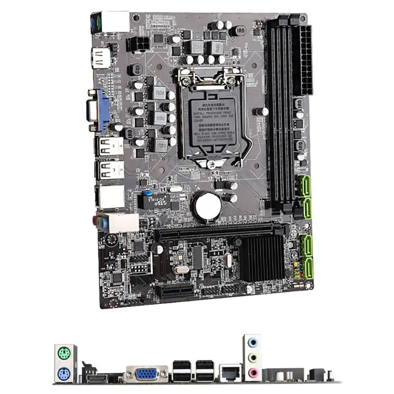 H55 Motherboard LGA1156 DDR3 16Gram Dual Sata 2.0 4xUSB 2.0 PCI-Express Mainboard Supports I3 I5 I7 CPU For Computer
H55 Motherboard LGA1156 DDR3 16Gram Dual Sata 2.0 4xUSB 2.0 PCI-Express Mainboard Supports I3 I5 I7 CPU For Computer