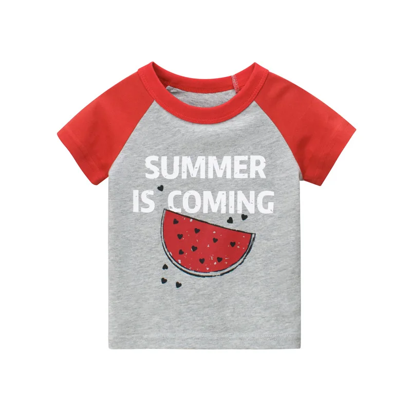 27kids watermelon Pattern Children Tops Tees Shirts Summer Kids Clothes for Boys Short Sleeve Clothing Cotton Baby Toddler
27kids watermelon Pattern Children Tops Tees Shirts Summer Kids Clothes for Boys Short Sleeve Clothing Cotton Baby Toddler