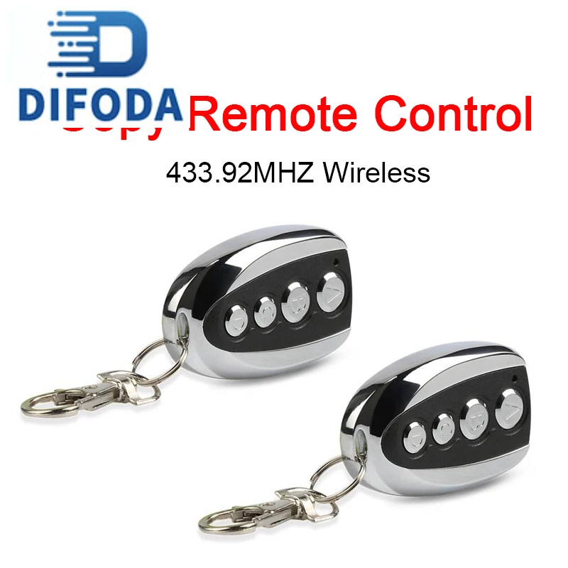 DIFODA Metal Clone Remotes 433.92MHZ Copy Remote Controller Auto Copy Duplicator For Gadgets Car Home Garage door HIGH QUALITY
DIFODA Metal Clone Remotes 433.92MHZ Copy Remote Controller Auto Copy Duplicator For Gadgets Car Home Garage door HIGH QUALITY
