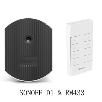 

SONOFF D1 Wifi Smart Dimmer Switch DIY Smart Home RM433 RF Remote Mini Switch Module Adjust Light Brightness APP/Voice Dropship