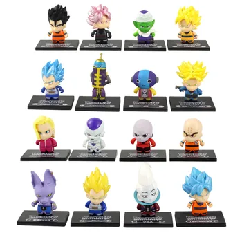 

8pcs/lot Dragon Ball Z Figurine Son Goku Vegeta Zamasu Frieza Piccolo Q Ver. PVC Action Figure Collectible Model Toy