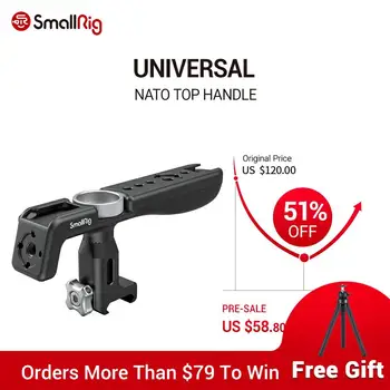 SmallRig Universal Lightweight NATO Top Handle Grip With Quick Release NATO Rail For Digital Dslr Camera Cage 2950
SmallRig Universal Lightweight NATO Top Handle Grip With Quick Release NATO Rail For Digital Dslr Camera Cage 2950