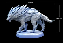 50mm 80mm Resin Model Wild Ice Wolf Figure Unpainted No Color DW-038
50mm 80mm Resin Model Wild Ice Wolf Figure Unpainted No Color DW-038