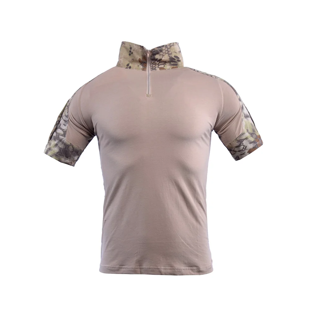 Summer Short Sleeve Military Uniform Tops Army Fan Combat Tactical Camouflage Clothes Outdoor CS Training Hunting Clothing Shirt
Summer Short Sleeve Military Uniform Tops Army Fan Combat Tactical Camouflage Clothes Outdoor CS Training Hunting Clothing Shirt