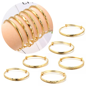 1pcs Multi-style Gold-Color Copper Round Bangles Classic Women's Jewelry Closed Bangle &Bracelet For Women Jewelry No Fade
1pcs Multi-style Gold-Color Copper Round Bangles Classic Women's Jewelry Closed Bangle &Bracelet For Women Jewelry No Fade