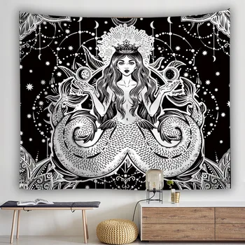 Yaapeet 1pc Mermaid Printed Wall Tapestry Polyester Retro Wall Hanging Pretty New Classical Hanging Tapestry Jacquard Home Decor
Yaapeet 1pc Mermaid Printed Wall Tapestry Polyester Retro Wall Hanging Pretty New Classical Hanging Tapestry Jacquard Home Decor