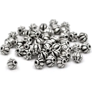 1500Pcs Spacer Beads Silver Tone Round Lantern Metal Fashion DIY Jewelry Findings 6mm 
1500Pcs Spacer Beads Silver Tone Round Lantern Metal Fashion DIY Jewelry Findings 6mm