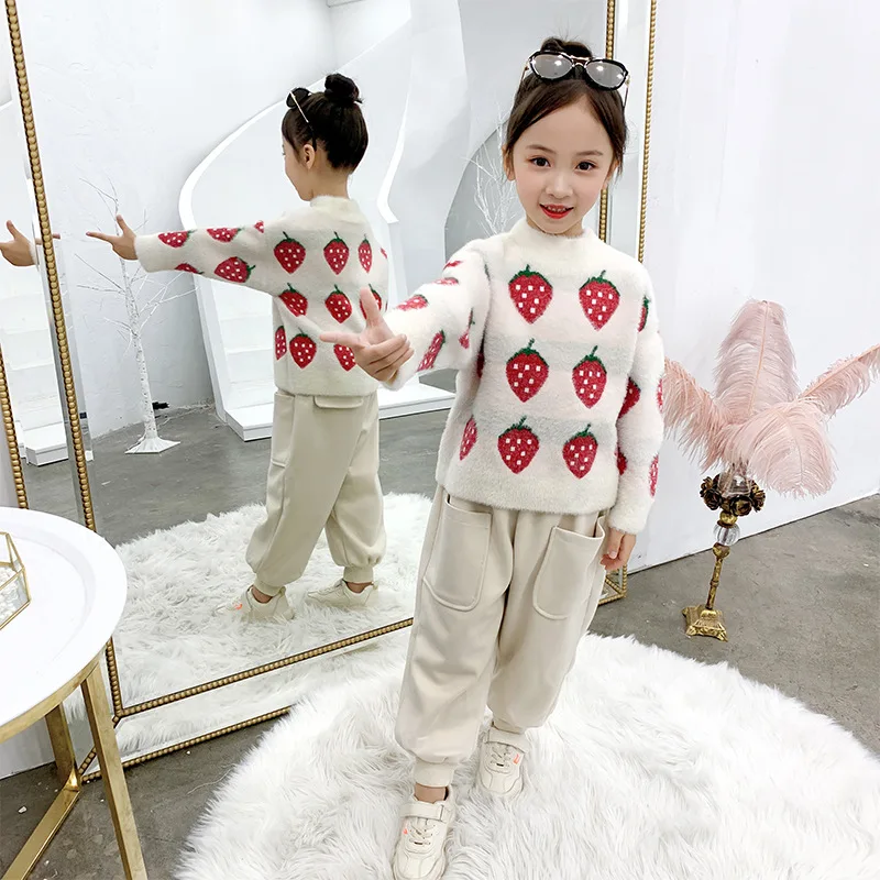 2019 New Style Winter Korean-style Girls' Shirt Fashion Big Boy Western Style Loose Winter Little Girl Knitted Sweater
2019 New Style Winter Korean-style Girls' Shirt Fashion Big Boy Western Style Loose Winter Little Girl Knitted Sweater