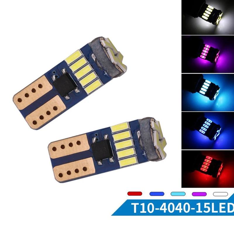 10PCs T10 W5W 194 4014 SMD 15 LED Canbus Bulbs White Error Free Car Auto Wedge Interior Light Dome Map Trunk Lamp 12V
10PCs T10 W5W 194 4014 SMD 15 LED Canbus Bulbs White Error Free Car Auto Wedge Interior Light Dome Map Trunk Lamp 12V
