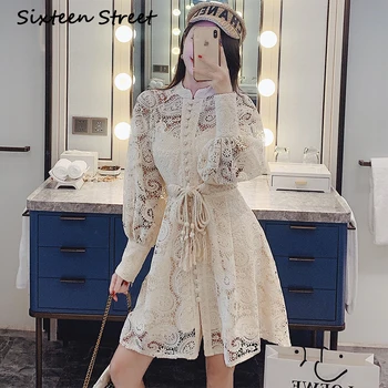 New Spring Lantern Sleeve Apricot Lace Dress Female Runway Designer single-breasted elegant party mini dress woman autumn cloth
New Spring Lantern Sleeve Apricot Lace Dress Female Runway Designer single-breasted elegant party mini dress woman autumn cloth