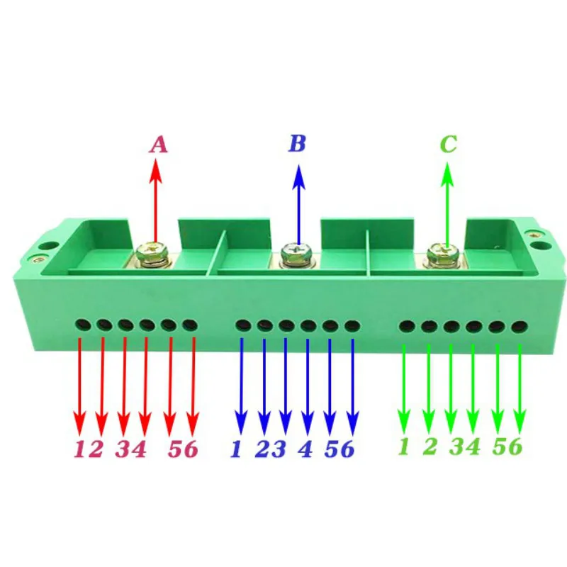 3 In 18 Out Cable Terminal Terminal Board Distribution Box Three-Phase 18-Household Junction Box Sub-Cable Terminal
3 In 18 Out Cable Terminal Terminal Board Distribution Box Three-Phase 18-Household Junction Box Sub-Cable Terminal