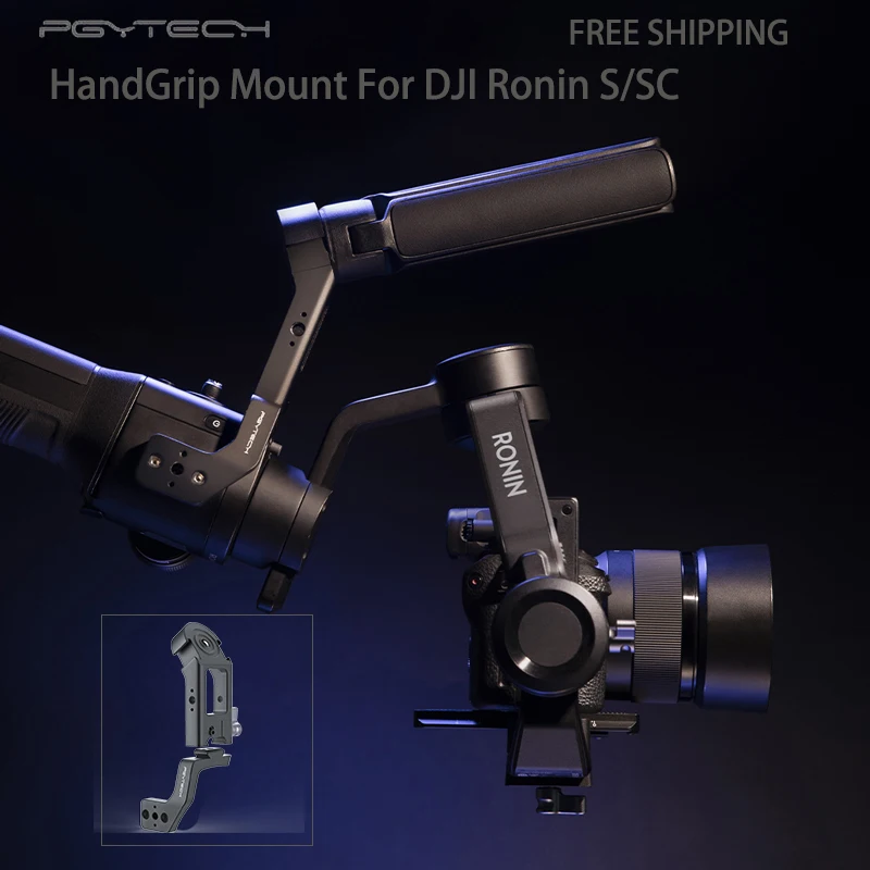 PGYTECH Handgrip Mount Metal Camera Top Handle With 3 Allai Position 1/4 Interface 2 Cold Shoe Adapter Mount For DJI Ronin S/SC
PGYTECH Handgrip Mount Metal Camera Top Handle With 3 Allai Position 1/4 Interface 2 Cold Shoe Adapter Mount For DJI Ronin S/SC