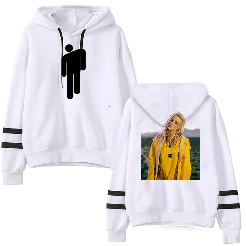 

2019 Billie Eilish Hooded Sweatshirts Hip Hop Hot Sale Hoodie Bad Guy Streetwear Men/Women Pullover Unisex Hoodies Top Clothes
