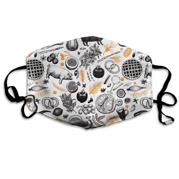Christmas Dinner Washable Reusable Mask, Cotton Anti Dust Half Face Mouth Mask For Kids Teens Men Women With Adjustable Ear
Christmas Dinner Washable Reusable Mask, Cotton Anti Dust Half Face Mouth Mask For Kids Teens Men Women With Adjustable Ear