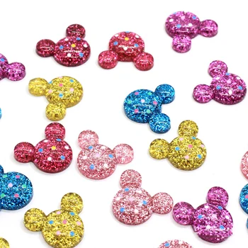10Pcs/lot Glitter Cartoon Mouse Head Resin Crafts Embellishment Flatback Cabochon DIY Phone Scrapbooking Decoration 18*22mm 
10Pcs/lot Glitter Cartoon Mouse Head Resin Crafts Embellishment Flatback Cabochon DIY Phone Scrapbooking Decoration 18*22mm