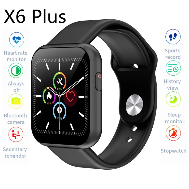 X6 PLUS Smart Watch Bluetooth Call Blood Pressure Monitoring Health Heart Rate Sport Mode Passometer Smartwatch 2020 Android
X6 PLUS Smart Watch Bluetooth Call Blood Pressure Monitoring Health Heart Rate Sport Mode Passometer Smartwatch 2020 Android