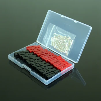 Box Packing 10Pairs 30A PP30 Power Connector Plug Red Black PP30 Power & 20pcs Contacts For Solar Caravan Boat 20A 15A 10A
Box Packing 10Pairs 30A PP30 Power Connector Plug Red Black PP30 Power & 20pcs Contacts For Solar Caravan Boat 20A 15A 10A