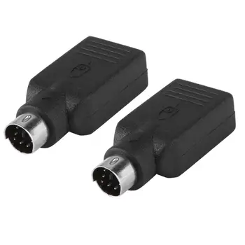 2pcs PS/2 PS2 Male to USB Female Adapter Converter for USB Keyboard Mouse Mice Plug Converter for PS2 PS/2 Computer PC Desktop
2pcs PS/2 PS2 Male to USB Female Adapter Converter for USB Keyboard Mouse Mice Plug Converter for PS2 PS/2 Computer PC Desktop