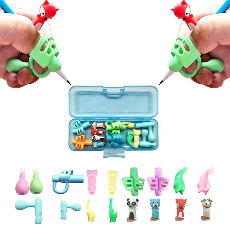 One Set Two-Finger TPR Pencil And Pen Holder Writing Training Correction Tool Pen Holding Elementary School Bracket Set Gift
One Set Two-Finger TPR Pencil And Pen Holder Writing Training Correction Tool Pen Holding Elementary School Bracket Set Gift