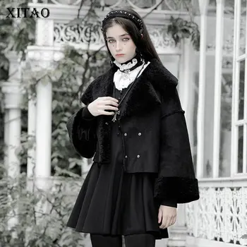 XITAO Patchwork Jacket Fashion New Women Bandage Full Sleeve 2020 Winter Black Covered Button Small Fresh Casual Coat ZY1173
XITAO Patchwork Jacket Fashion New Women Bandage Full Sleeve 2020 Winter Black Covered Button Small Fresh Casual Coat ZY1173