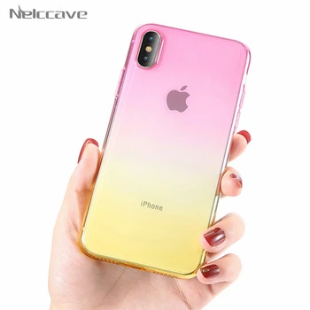 10Pcs Gradient Transparent TPU Phone Case For IPhone 11 Pro XS Max XR X 8 7 6 6S Plus Ultra Thin Colorful Clear Protective Cover
10Pcs Gradient Transparent TPU Phone Case For IPhone 11 Pro XS Max XR X 8 7 6 6S Plus Ultra Thin Colorful Clear Protective Cover
