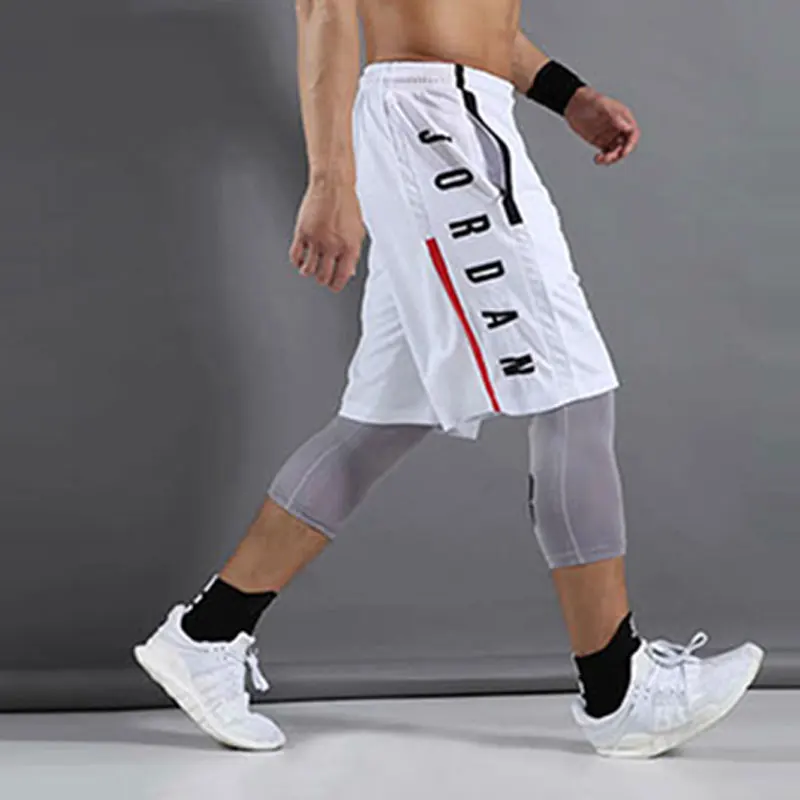 Summer new men's sports basketball pants, letter printing quick-drying loose sports shorts men's fitness training shorts Summer new men's sports basketball pants, letter printing quick-drying loose sports shorts men's fitness training shorts