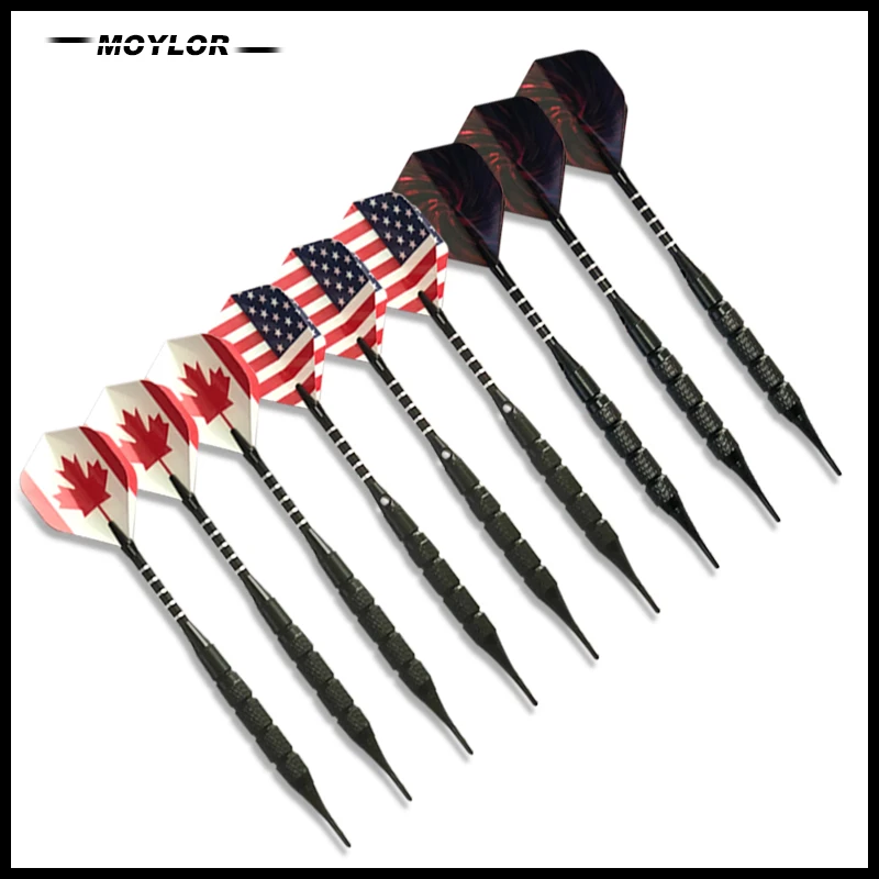 Moylor 6Color 9Pcs Darts National Flag Pattern 18g Safty Soft Darts Electronic Soft Tip Dartboard Game E
Moylor 6Color 9Pcs Darts National Flag Pattern 18g Safty Soft Darts Electronic Soft Tip Dartboard Game E