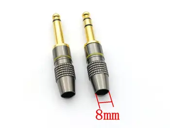 copper GOLD PLATED 6.35mm mono stereo JACK PLUG for soldering connector
copper GOLD PLATED 6.35mm mono stereo JACK PLUG for soldering connector