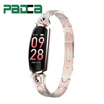 PADCA Ladies Metal Smart Watch Women 'swatch Fitness bracelet 2020 undefined smart watches Wrist Female For Android IOS 
PADCA Ladies Metal Smart Watch Women 'swatch Fitness bracelet 2020 undefined smart watches Wrist Female For Android IOS