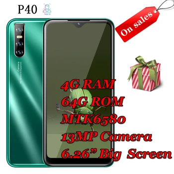 P40 fast shipping smartphones quad core Water drop screen 4G RAM 64G ROM 13mp Face ID unlocked android mobile phones celulares
P40 fast shipping smartphones quad core Water drop screen 4G RAM 64G ROM 13mp Face ID unlocked android mobile phones celulares
