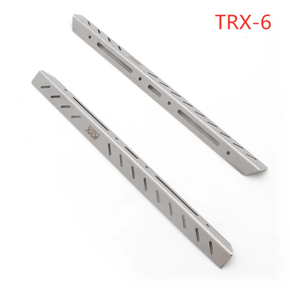 1 pair Stainless Steel Pedal Guard Side Step Guard Running Board Plate for Traxxas TRX6 G63 6×6 RC Car Upgrade Parts
1 pair Stainless Steel Pedal Guard Side Step Guard Running Board Plate for Traxxas TRX6 G63 6×6 RC Car Upgrade Parts