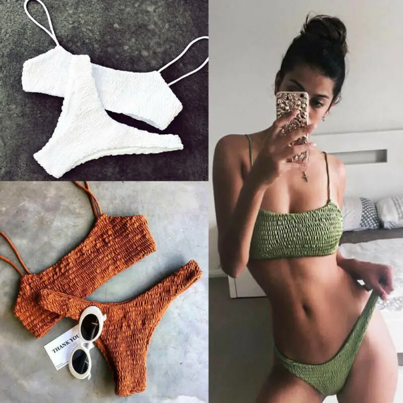 Winter Warm Knitting Women Padded Bra Solid Bikini Set Swimsuit Women Push-up Triangle Swimwear Bathing
Winter Warm Knitting Women Padded Bra Solid Bikini Set Swimsuit Women Push-up Triangle Swimwear Bathing