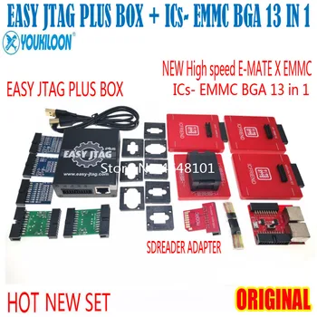 2020 Newest Original Easy jtag plus box +High speed E-MATE X Emate box EMMC BGA / ICS-EMMC BGA 13 IN 1 Socket
2020 Newest Original Easy jtag plus box +High speed E-MATE X Emate box EMMC BGA / ICS-EMMC BGA 13 IN 1 Socket