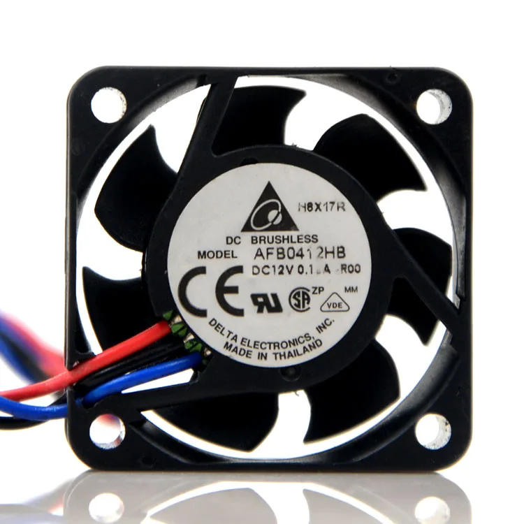 Серверный охлаждающий вентилятор Delta Electronics AFB0412HB R00, постоянный ток 12 В, 0,16 А, 40x40x15 мм, 3-проводной
Серверный охлаждающий вентилятор Delta Electronics AFB0412HB R00, постоянный ток 12 В, 0,16 А, 40x40x15 мм, 3-проводной