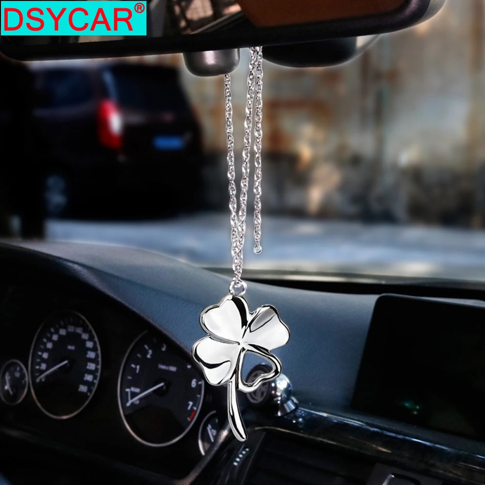DSYCAR Car Pendant Metal Lucky Clovers Auto Rear View Mirror Decoration Hanging Pendant Automobile Decor Suspension Ornaments
DSYCAR Car Pendant Metal Lucky Clovers Auto Rear View Mirror Decoration Hanging Pendant Automobile Decor Suspension Ornaments