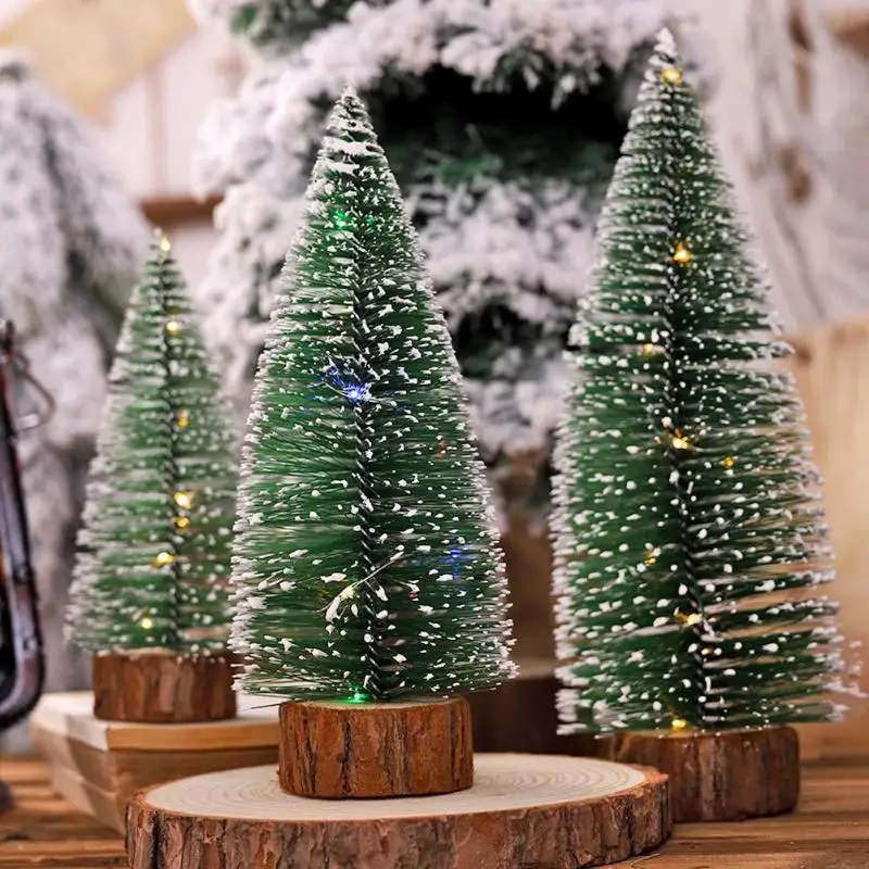 Lovely Glowing Christmas Tree Small Pine Tree Ornaments Window Dressing Decoration with Wooden Base for Batteries
Lovely Glowing Christmas Tree Small Pine Tree Ornaments Window Dressing Decoration with Wooden Base for Batteries