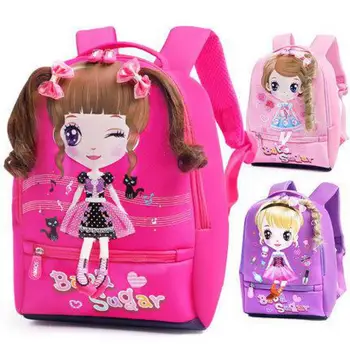 School Bags Little Girls backpack Sweet cartoon image Very light in weight for 3-6 years children Rugzak Book Bag Children Bag
School Bags Little Girls backpack Sweet cartoon image Very light in weight for 3-6 years children Rugzak Book Bag Children Bag