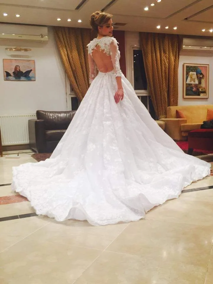 2018 Fashion Jewel Appliqued Pearls Keyhole Back Long Sleeve Lace bridal gown Mother of the Bride Dresses
2018 Fashion Jewel Appliqued Pearls Keyhole Back Long Sleeve Lace bridal gown Mother of the Bride Dresses