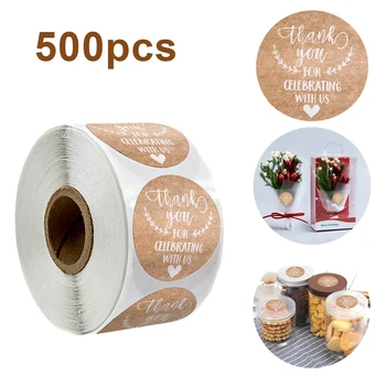 500Pcs/Roll Sealing Label Stickers Thank you Adhesive Stickers Kraft Baking Paper Stickers For Gifts Craft Handmade Stationery
500Pcs/Roll Sealing Label Stickers Thank you Adhesive Stickers Kraft Baking Paper Stickers For Gifts Craft Handmade Stationery