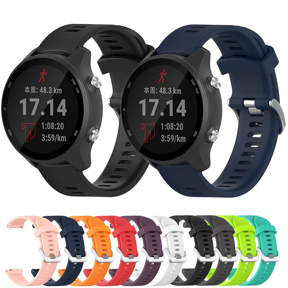 Strap Silicone WatchBands Sports For Garmin Forerunner 245 245M 645 / Vivoactive 3 / Venu / Venu SQ Bracelet WristStrap
Strap Silicone WatchBands Sports For Garmin Forerunner 245 245M 645 / Vivoactive 3 / Venu / Venu SQ Bracelet WristStrap