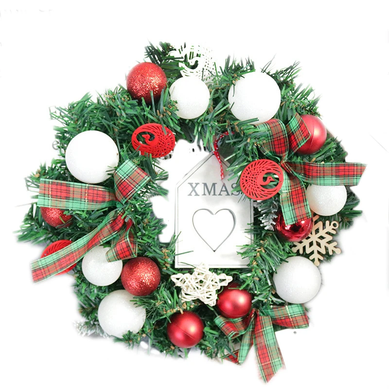 30cm Christmas Wreath On The Door Xmas Tree Ornaments Family Festival Party New Year Gift Christmas Decorations For Home 
30cm Christmas Wreath On The Door Xmas Tree Ornaments Family Festival Party New Year Gift Christmas Decorations For Home