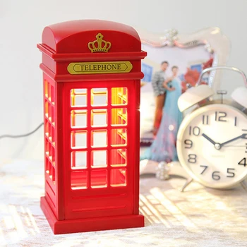 Touch Sensor LED Night Light 3 Modes Retro Telephone Booth LED Table Lamp Rechargeable Bedside Night Lamp for Gift Children Kids
Touch Sensor LED Night Light 3 Modes Retro Telephone Booth LED Table Lamp Rechargeable Bedside Night Lamp for Gift Children Kids