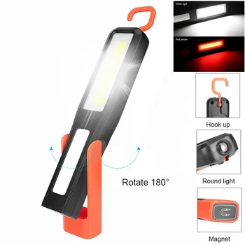 Multifunctional COB Work Light LED Adjustable Magnetic Work Light Flashlight Home Outdoor Lighting Inspection Light With Hook
Multifunctional COB Work Light LED Adjustable Magnetic Work Light Flashlight Home Outdoor Lighting Inspection Light With Hook