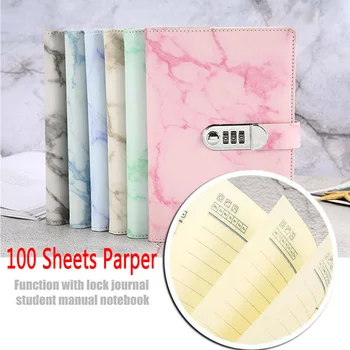A5 Marble Texture Notebook Password Lock Notebooks Leather Notepad Agenda Weeks Diary Month Planner School Stationery
A5 Marble Texture Notebook Password Lock Notebooks Leather Notepad Agenda Weeks Diary Month Planner School Stationery