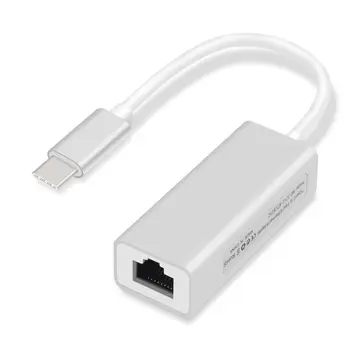 USB-C Type C to RJ45 Ethernet Lan Network Adapter 10/100Mbps For Notebook Laptop Tablet Phone connecting network to USB devices
USB-C Type C to RJ45 Ethernet Lan Network Adapter 10/100Mbps For Notebook Laptop Tablet Phone connecting network to USB devices