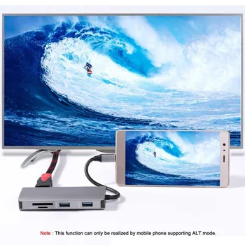 9 In 1 Audio Port Card Reader Grey PD3.0 RJ 45 USB C Hub Video 1000Mbps Cable Concentrator Computer Network Adapter HDMI VGA
9 In 1 Audio Port Card Reader Grey PD3.0 RJ 45 USB C Hub Video 1000Mbps Cable Concentrator Computer Network Adapter HDMI VGA