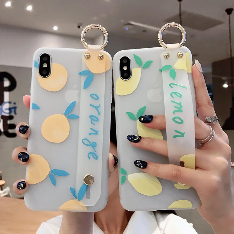 Matte Embossed Lemon Flowers Wrist strap hold Case For iphone11 Pro Max x xs max xr 6 6s 7 8 plus silicone soft back cover
Matte Embossed Lemon Flowers Wrist strap hold Case For iphone11 Pro Max x xs max xr 6 6s 7 8 plus silicone soft back cover